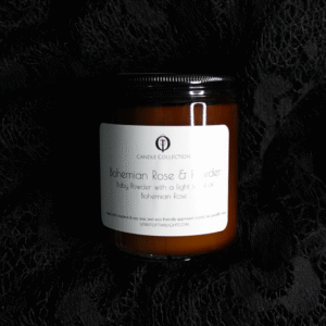 8oz Candle Bohemian Rose and Body Powder