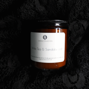 8oz Candle White Tea and Sandalwood