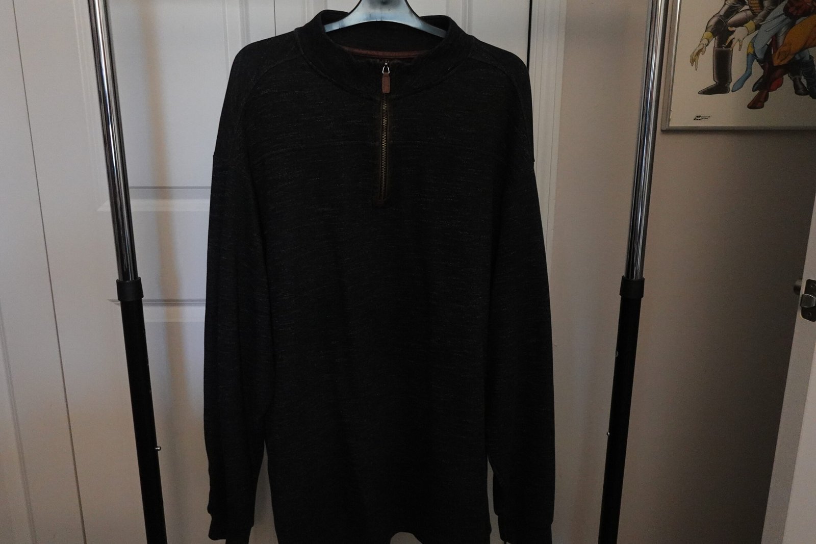 Roundtree & York Knit Pullover Size 3XT - Navy Blue - Image 5