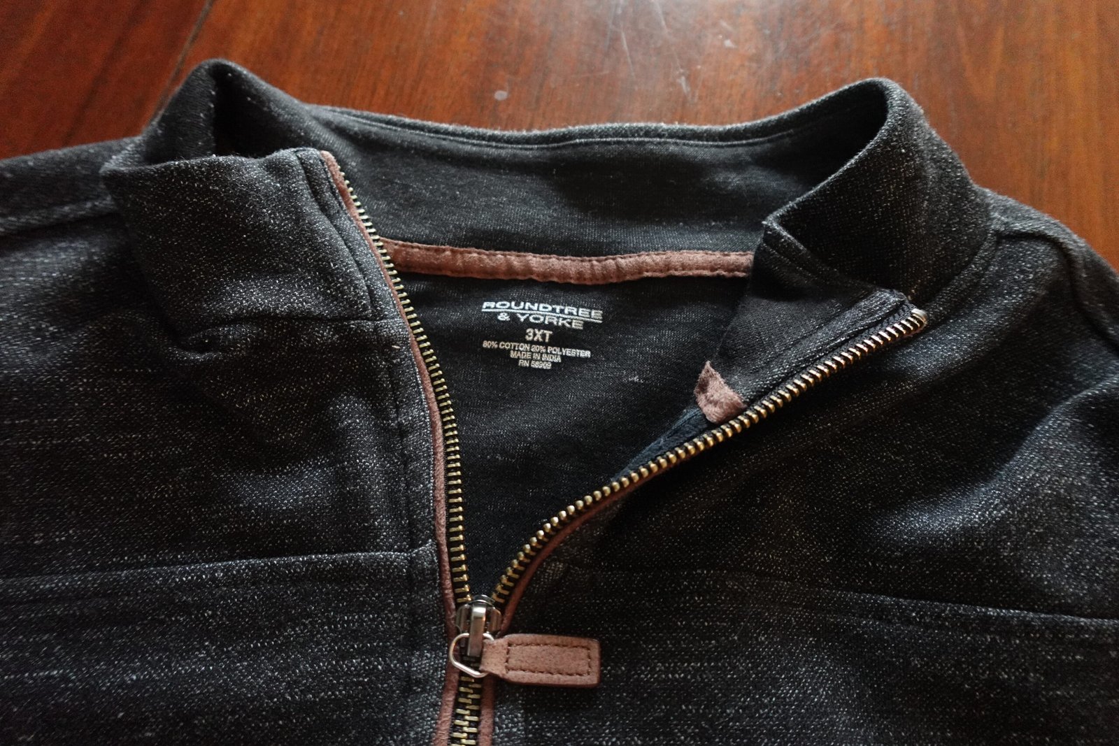 Roundtree & York Knit Pullover Size 3XT - Navy Blue - Image 4