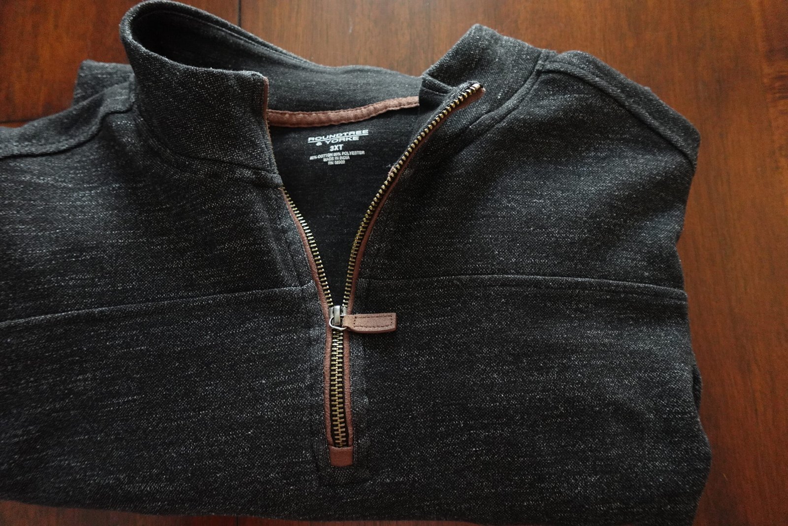 Roundtree & York Knit Pullover Size 3XT - Navy Blue