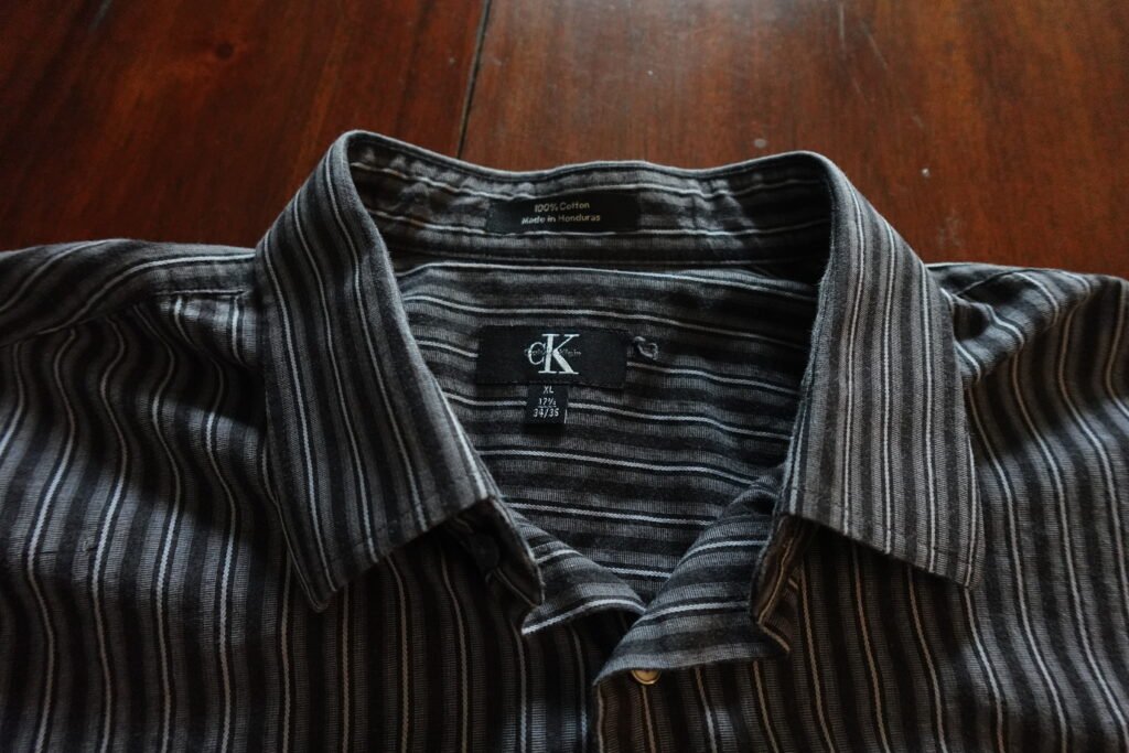 Calvin Klein Long Sleeve Striped Shirt XL