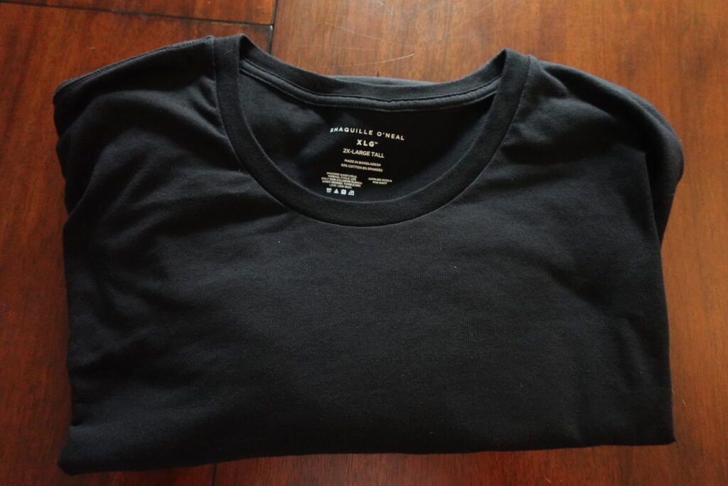 Shaquille O'Neal Solid Black Tee - 2XL Tall