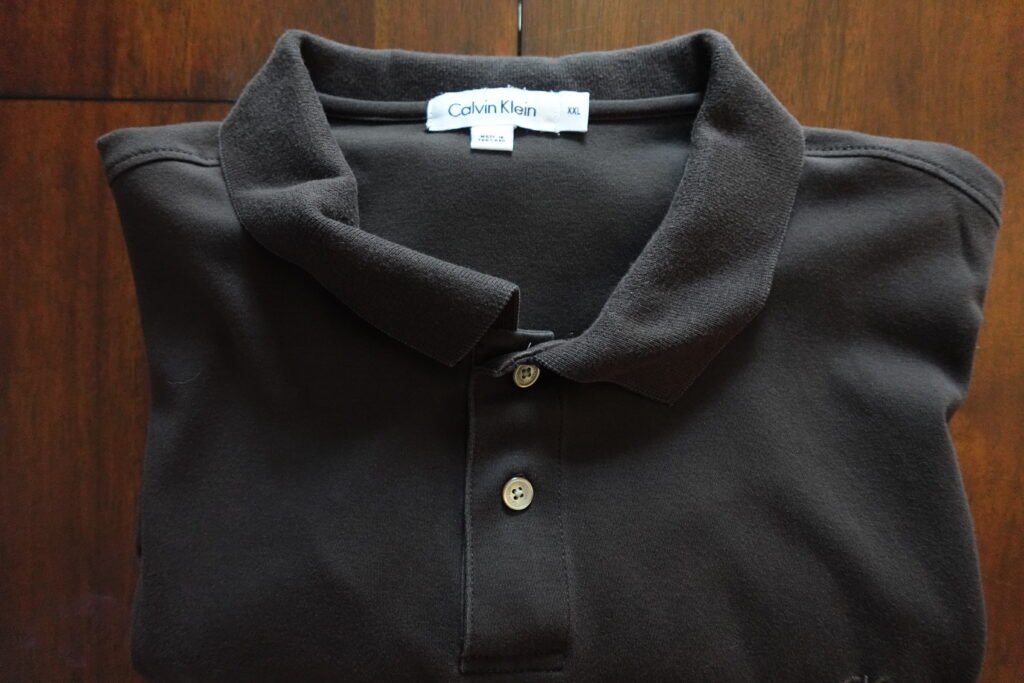Calvin Klein Chocolate Color Polo - 2XL