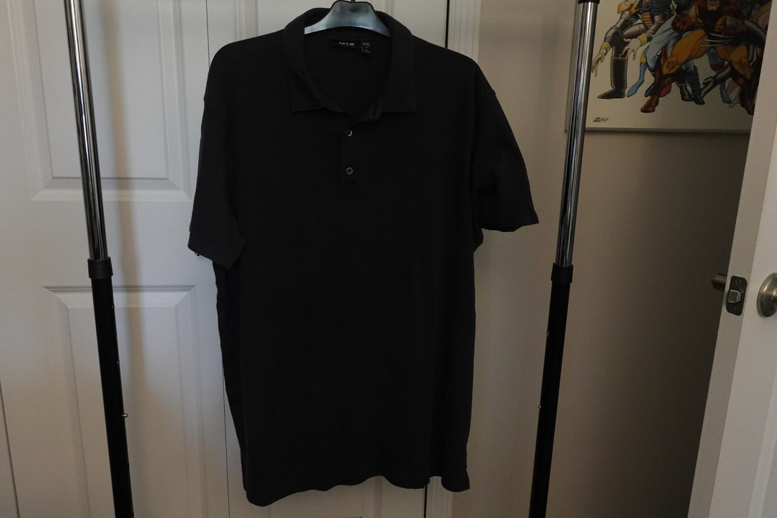 Apt 9 Gray Polo 2XL Slim Fit - Image 3