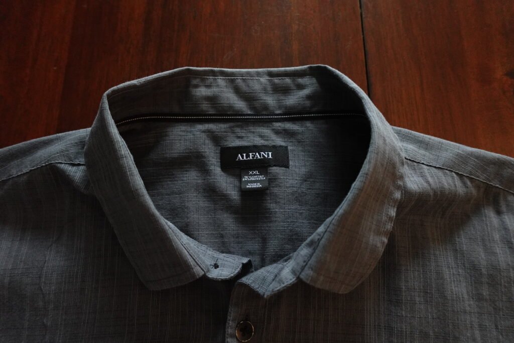 Alfini Gray Short Sleeve Shirt 2XL