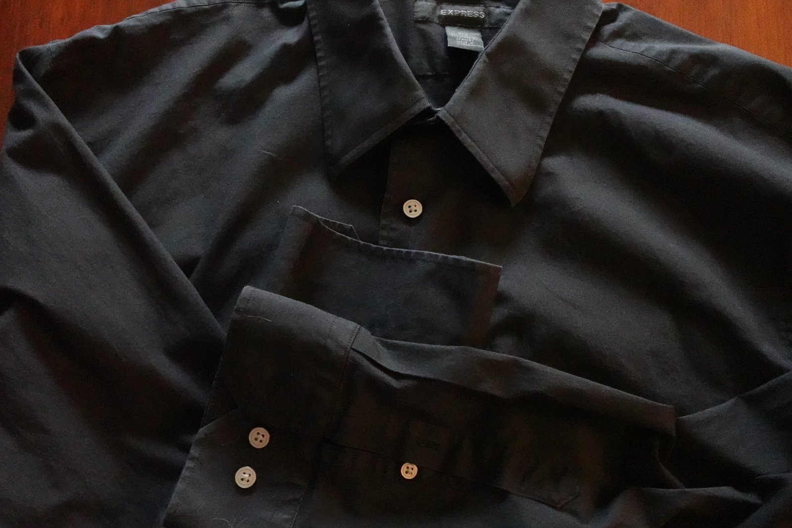 Express Long Sleeve Black Shirt 2XL