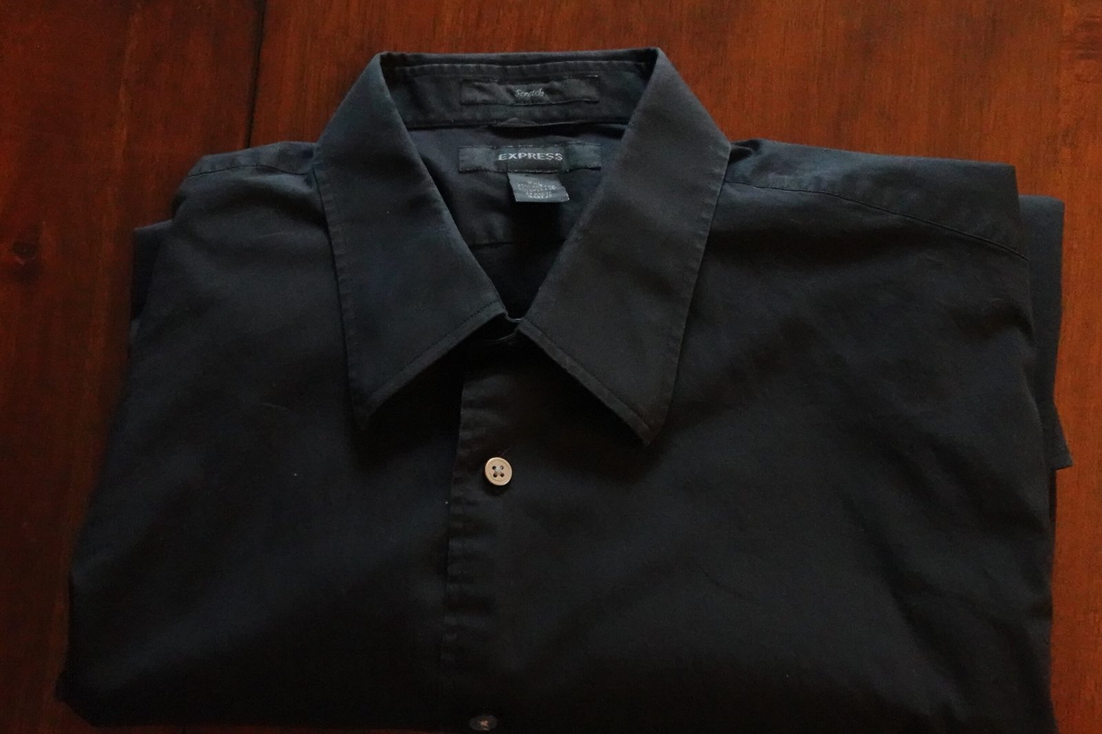 Express Long Sleeve Black Shirt 2XL - Image 6
